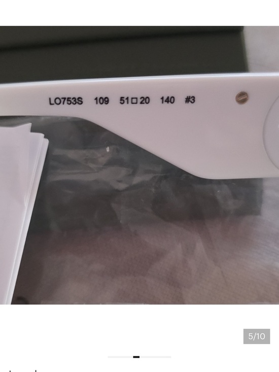 Long Champ White Square Oversized SUNGLASSES NWT! main image 6